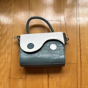 Blue and White Ying and Yang Bag from UO